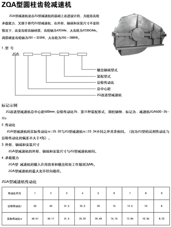 ZQA型圓柱齒輪減速機14
